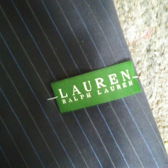 Ralph Lauren Pinstripe Navy Blue Suit. - Picture 2 of 5